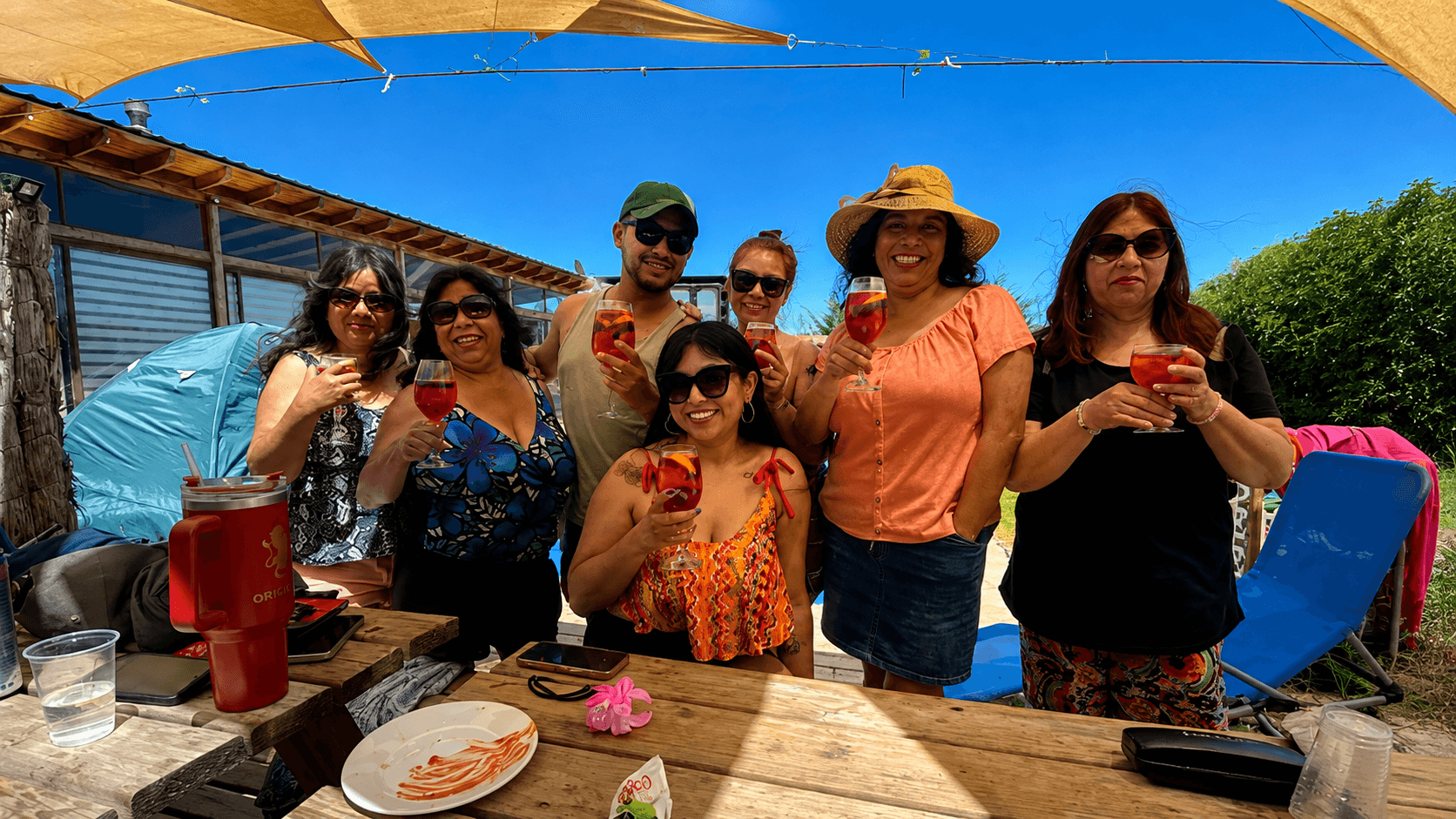 Celebración en el Quincho